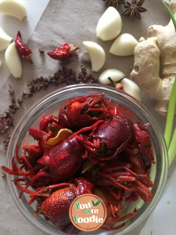 Home style spicy crayfish