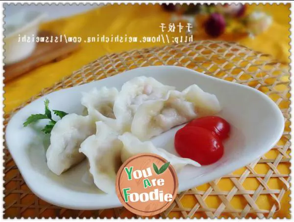 [creative new style dish] Duofu Duosun --- dowry Zi Cun dumplings