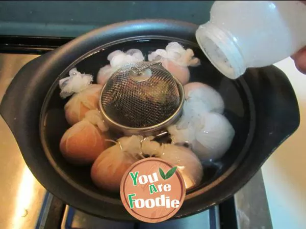 Tea Flavored Boiled Eggs