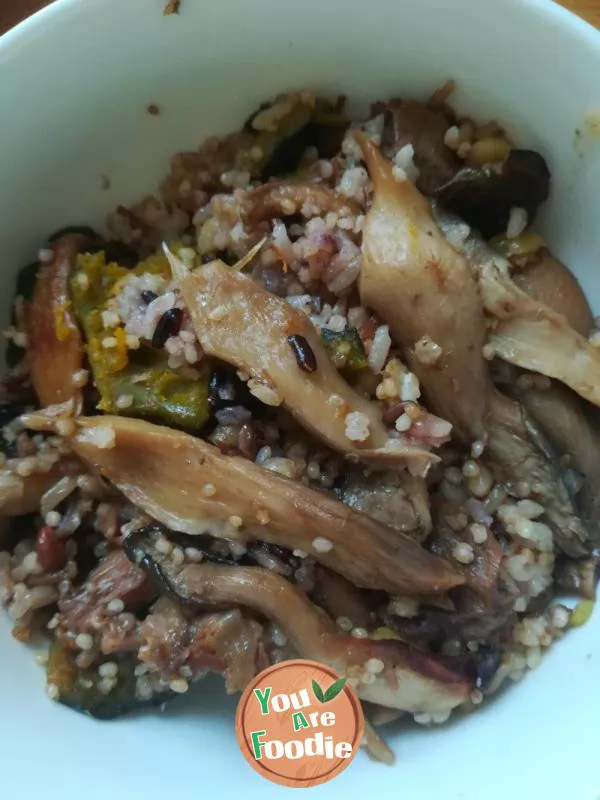 Mushroom mixed rice