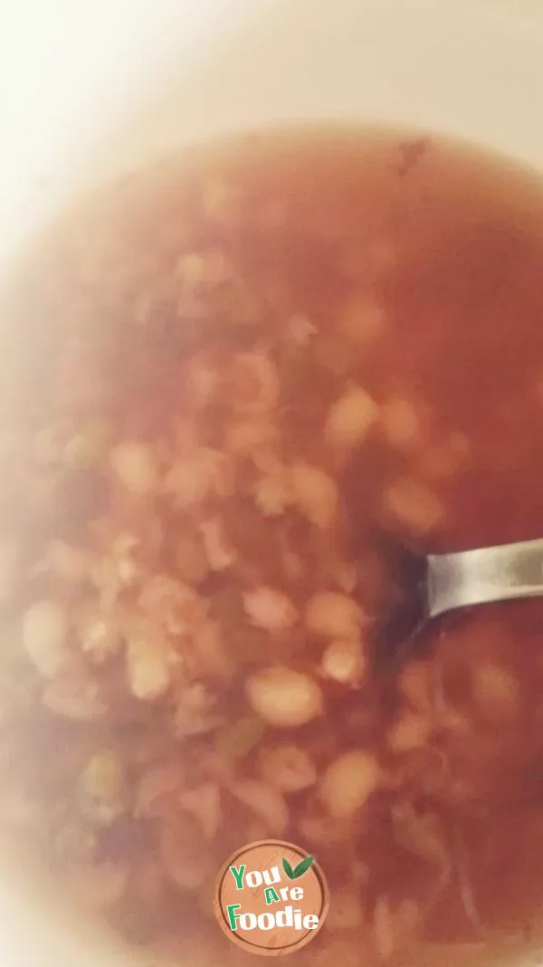 Congee with Wheat Kernel and Mung Bean