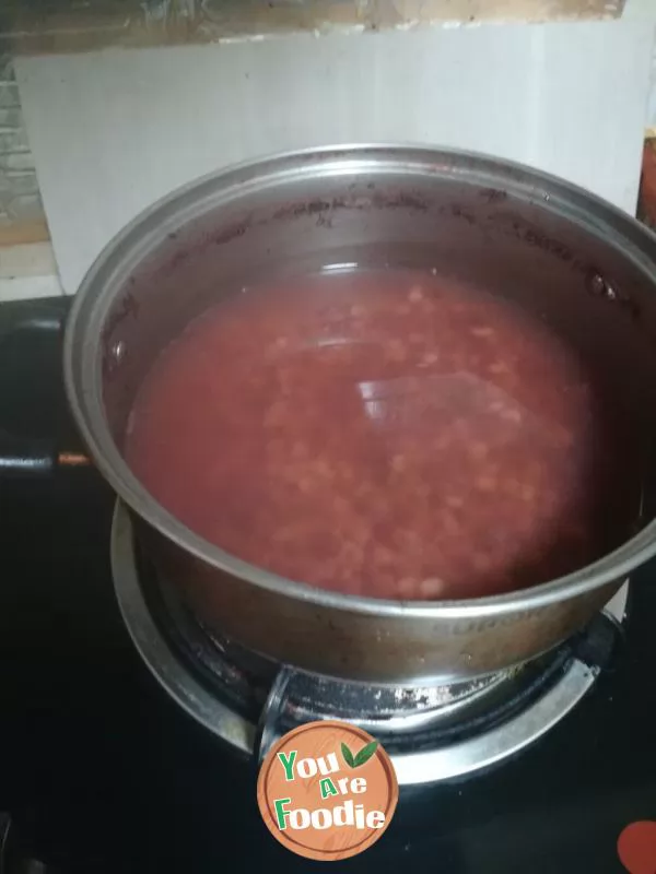 Congee with Wheat Kernel and Mung Bean