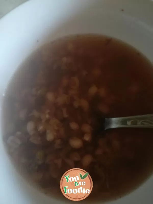 Congee with Wheat Kernel and Mung Bean