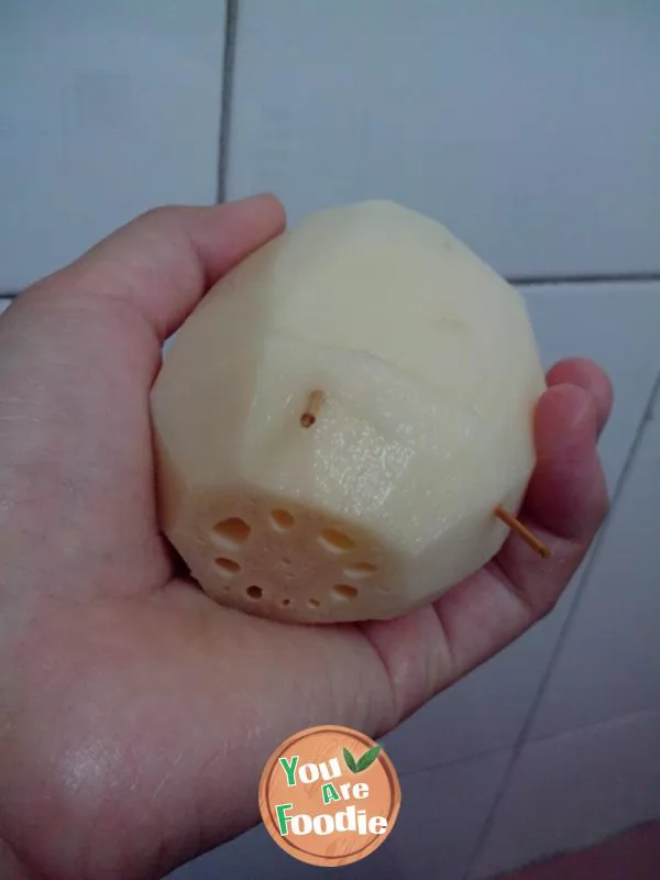 [who says that glutinous rice lotus root is sweet] spicy glutinous rice lotus root