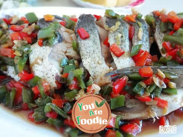 Braised fish with pepper