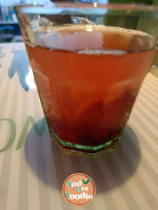 Rose lemon tea