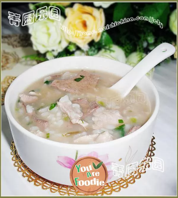 Mummy-Baby-blood-nourishing-and-cold-proof-porridge---pork-liver-and-lean-meat-porridge