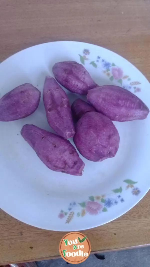 Super simple -- purple potato filling