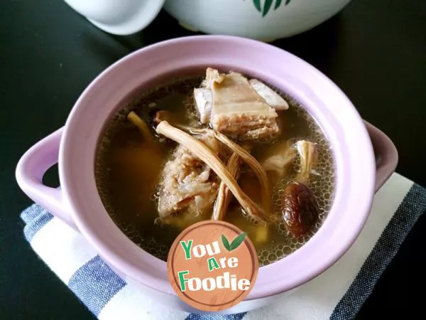 Chashugu spareribs soup