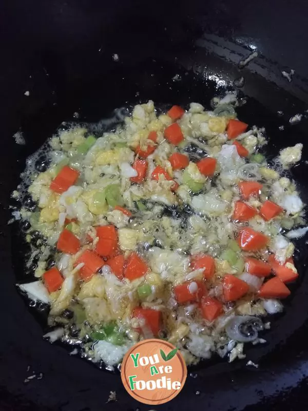 Steamed buns with vegetables