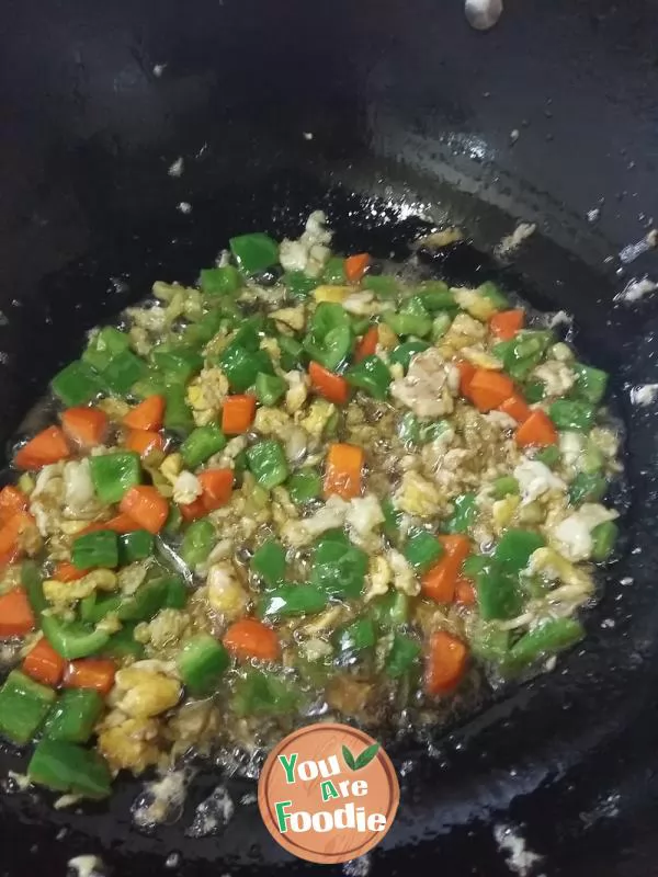 Steamed buns with vegetables