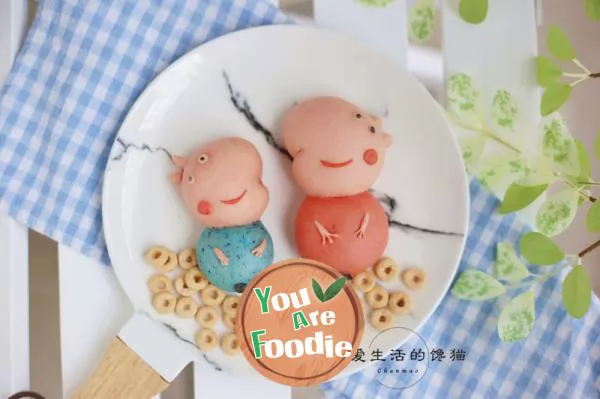 Peppa Pig steamed bread