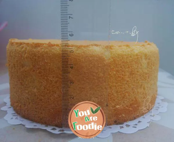 Six inch Qifeng cake -- non cracking cake