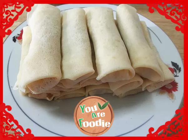 Spring greeting and blessing - fried spring rolls (including spring roll skin)