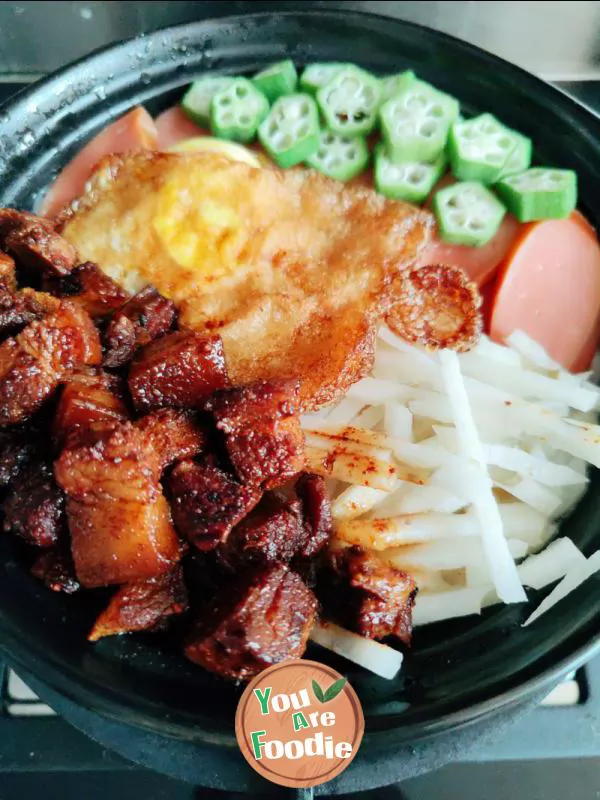 Stewed pork with rice