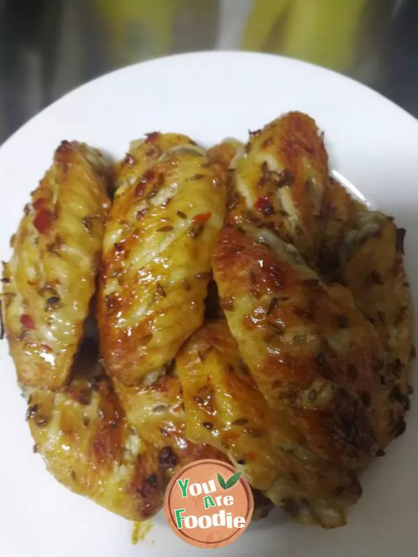 Roast chicken wings