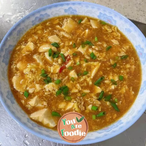 Egg and Tofu Soup