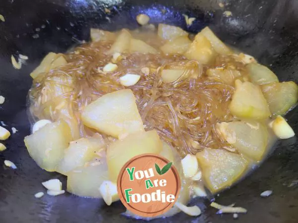 Stewed Vermicelli with White Gourd and Shrimp Skin