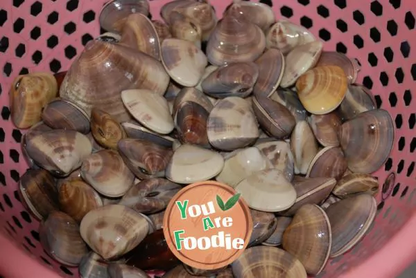 Clams in soy sauce