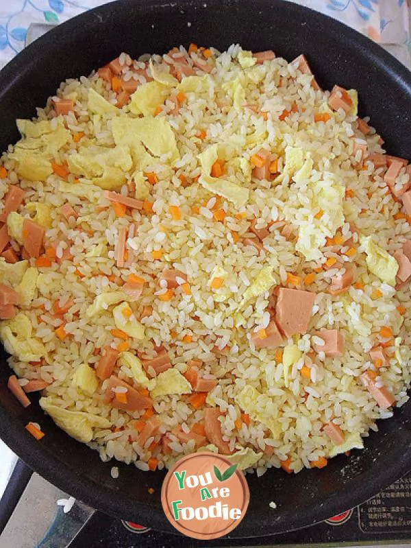 [fried rice] stir fried rice with egg
