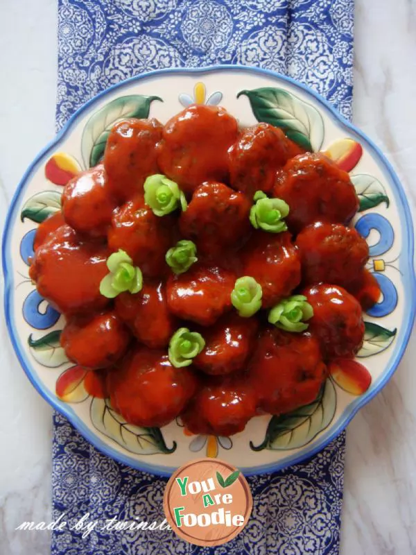 Sweet and sour meatballs