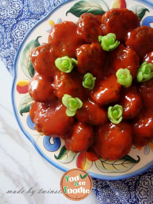 Sweet and sour meatballs