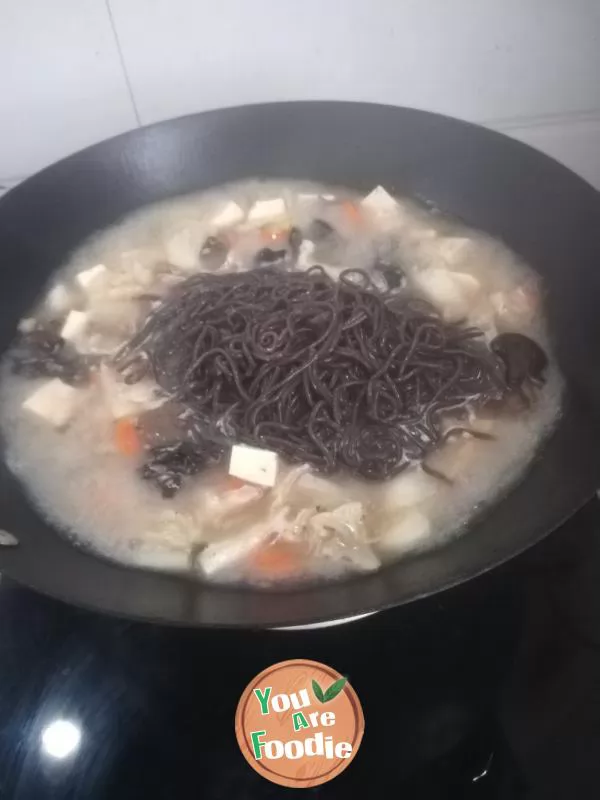 Wild Mushroom Chicken and Vegetable Soup