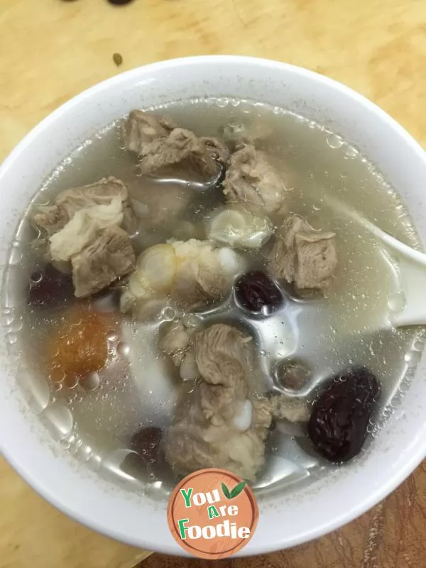 American ginseng spareribs soup