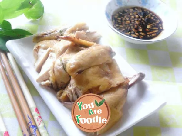 boiled chicken