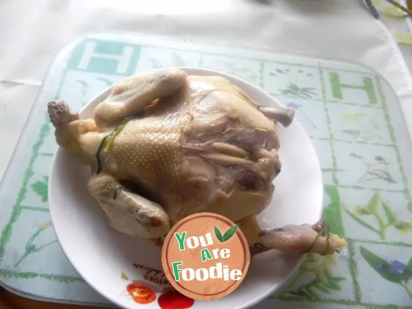 boiled chicken
