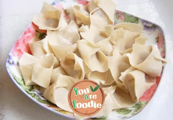 Wonton chicken in casserole