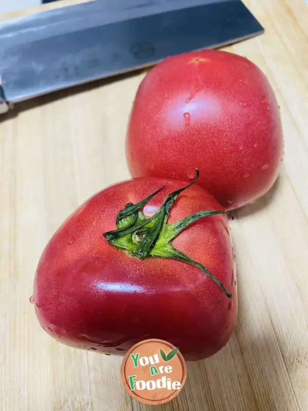 Stir-fried tomato and scrambled eggs