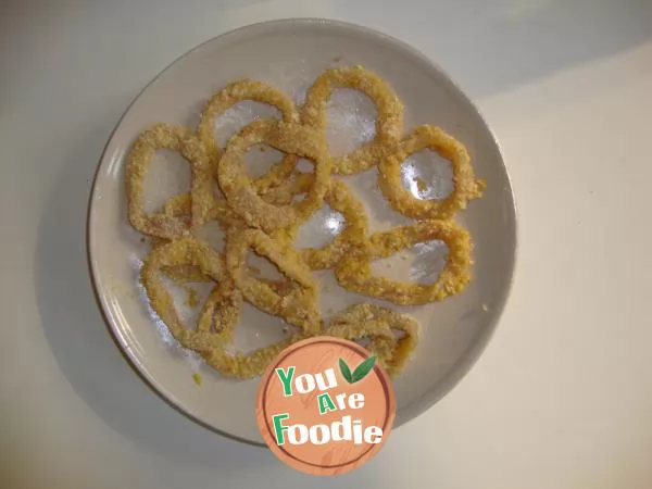 Fried squid rings