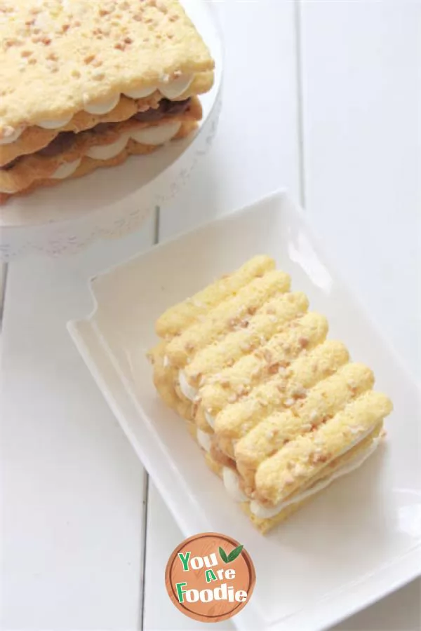 [tomato recipe] double flavored finger cake sandwich cake - one cake, two sandwiches, three flavors