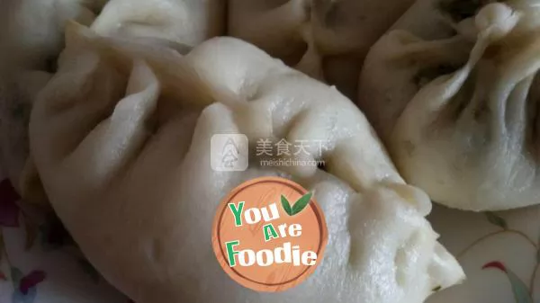 Steamed buns with Shandong vegetables