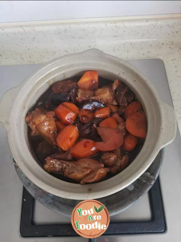 Braised chicken