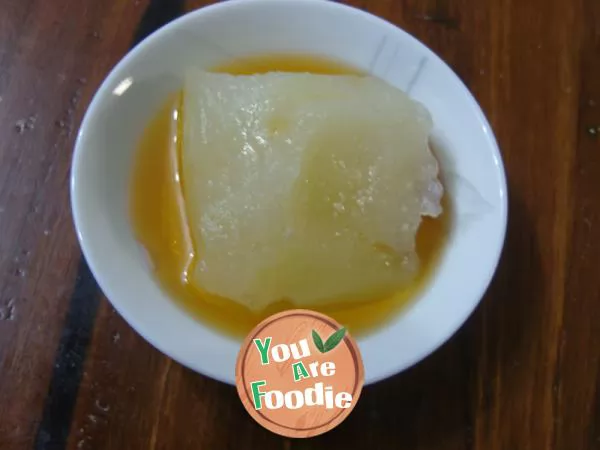 Food in cool summer --- Ningbo salted winter melon