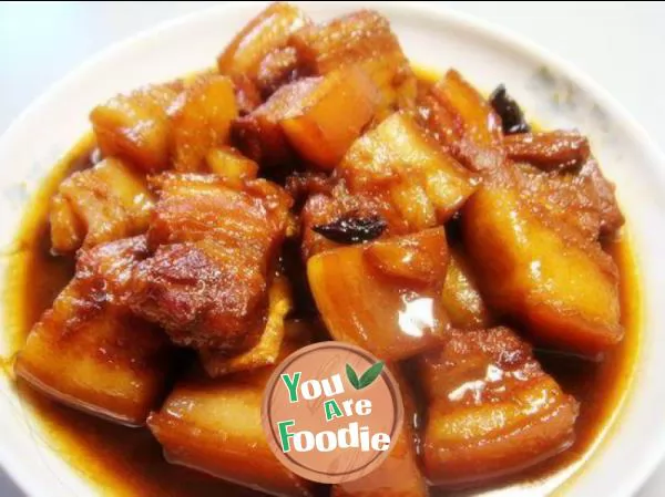 braised pork in brown sauce