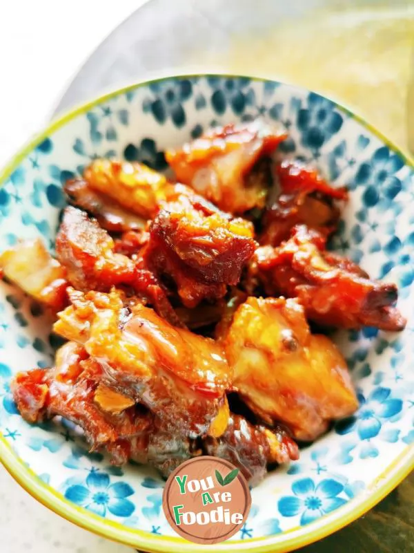 Braised spareribs with soybeans