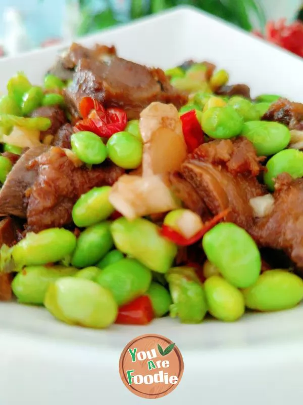 Braised spareribs with soybeans