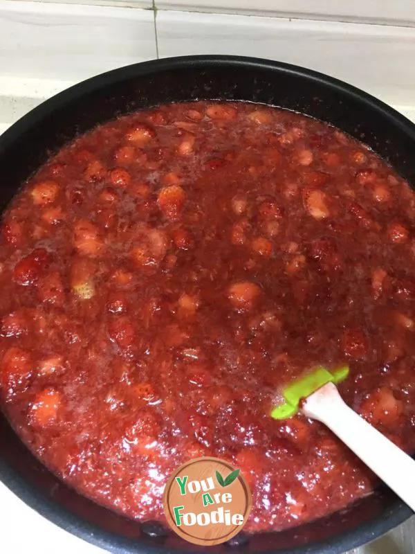 Homemade strawberry jam