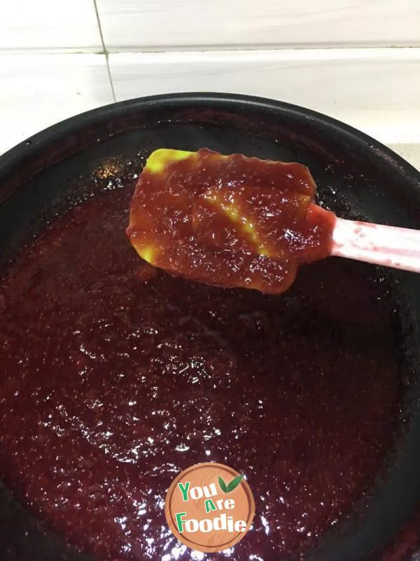 Homemade strawberry jam