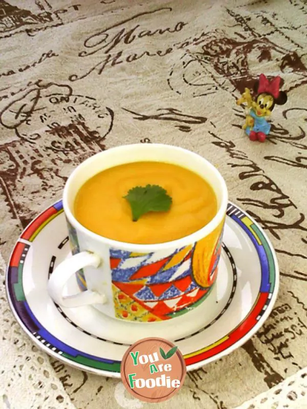 Pumpkin-yam-milk-soup