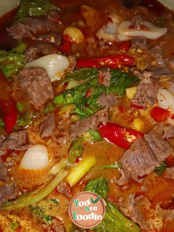 Sliced Beef in Hot Chili Oil