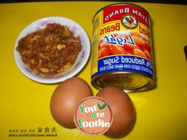 Canned soybeans can also be made delicious soybeans and eggs