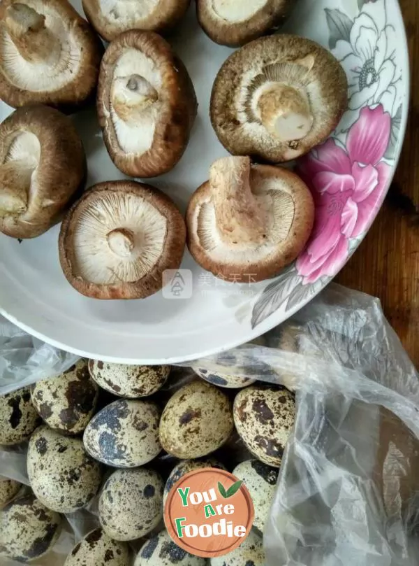 Steamed egg with mushroom