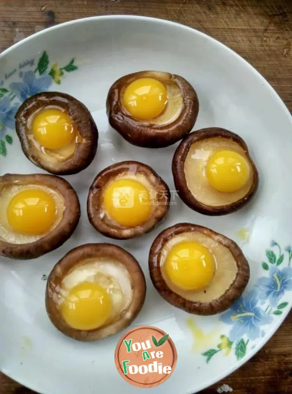 Steamed egg with mushroom