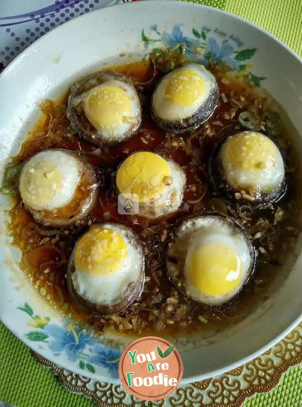 Steamed egg with mushroom