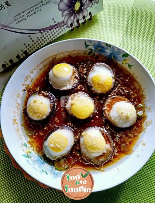 Steamed egg with mushroom