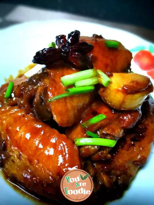 Chicken wings in honey sauce